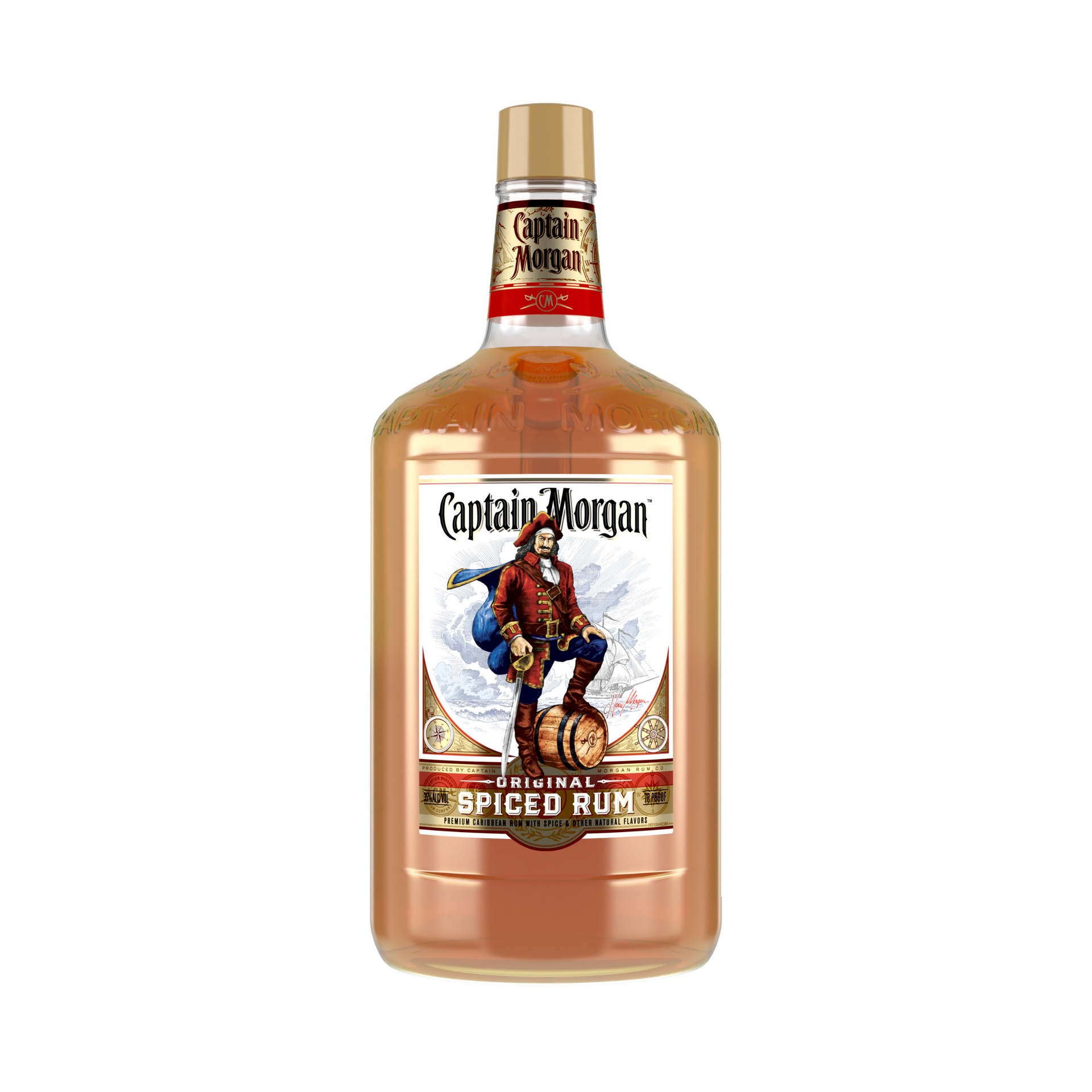 Captain Morgan Spiced, 4 sizes