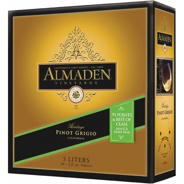 Almaden 'Pinot Grigio' Pinot Grigio/Colombard 5.0L, 5L Box