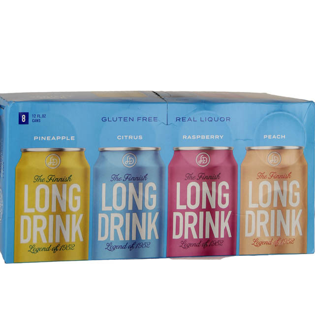 The Finnish Long Drink Variety 8 Pack Cans / 8-355mL, 8-Pack