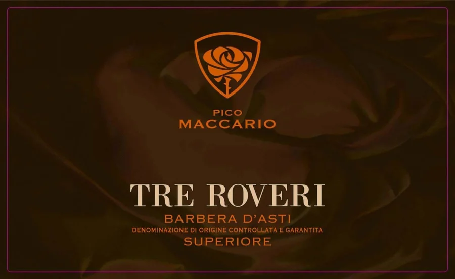 Pico Maccario Tre Roveri Nizza - 750 mL, Pico Maccario Tre Roveri Nizza - 750 mL