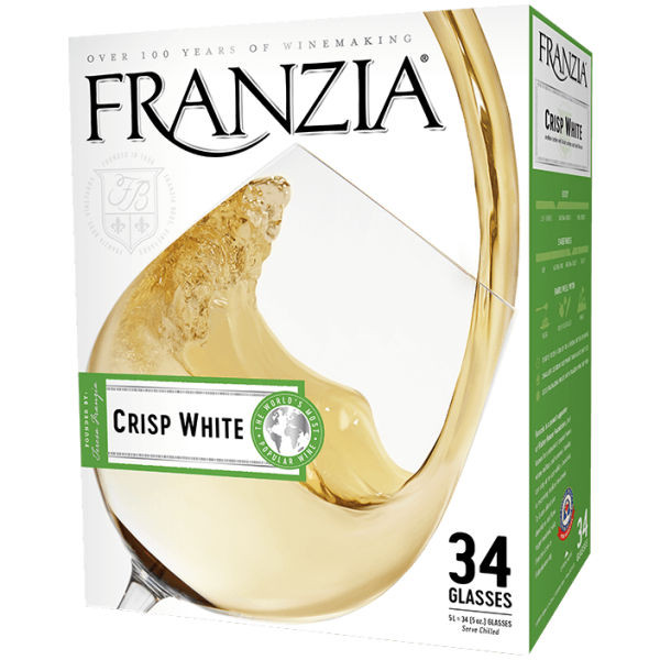 Franzia Crisp White 5.0L, 5L Box