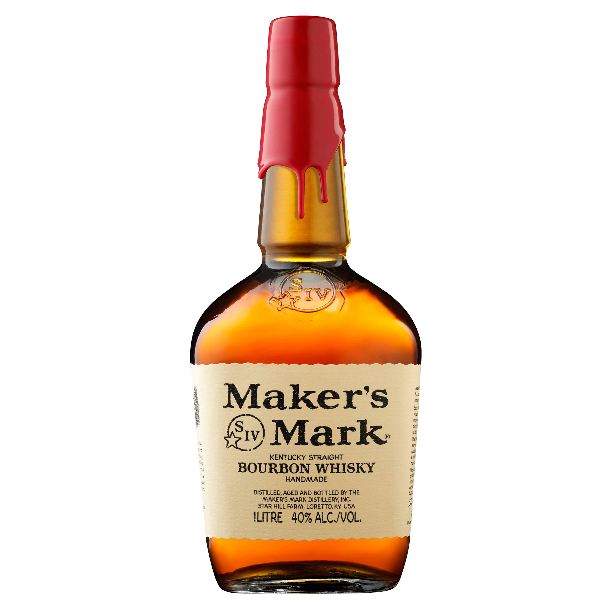 Maker’s Mark Kentucky Straight Bourbon Whisky – 1L, 1L