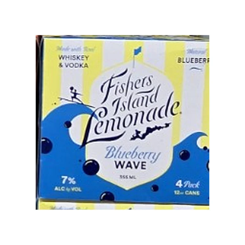 Fishers Island Lemonade Blueberry Wave 4-Pack, 4-pack