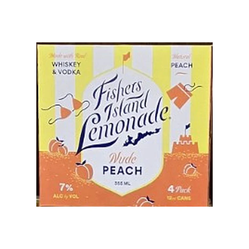 Fishers Island Lemonade Nude Peach 4-Pack, 4-pack