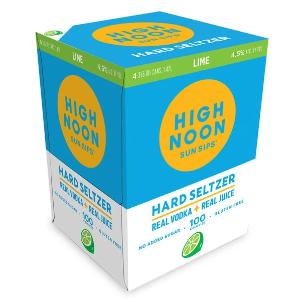 High Noon Lime 4-Pack, 4 x 355 mL