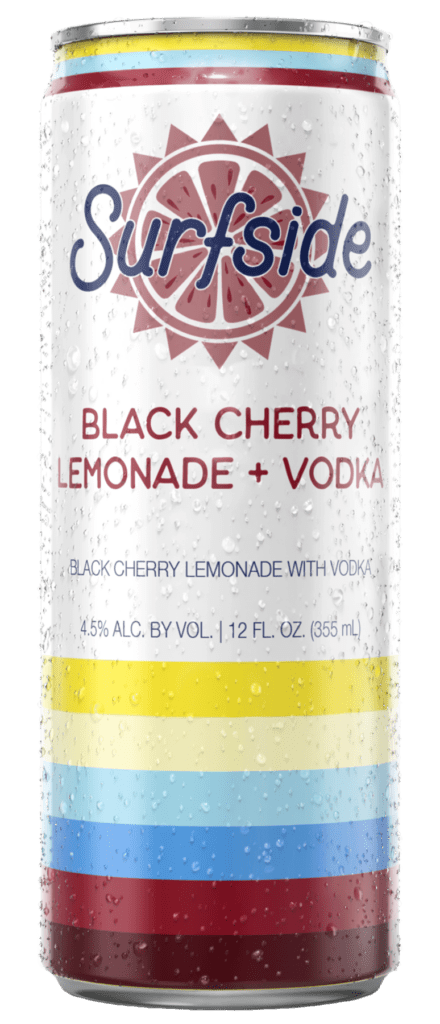 Surfside Black Cherry Lemonade + Vodka 4-Pack, 4-pack