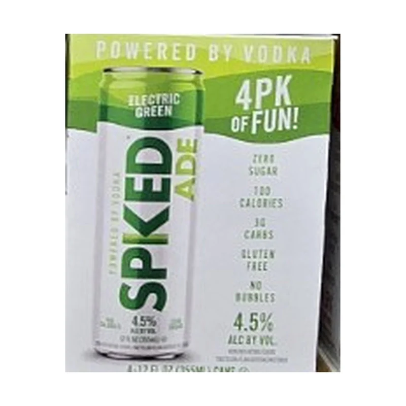 Spiked Ade Electric Green 4-Pack, 4-pack