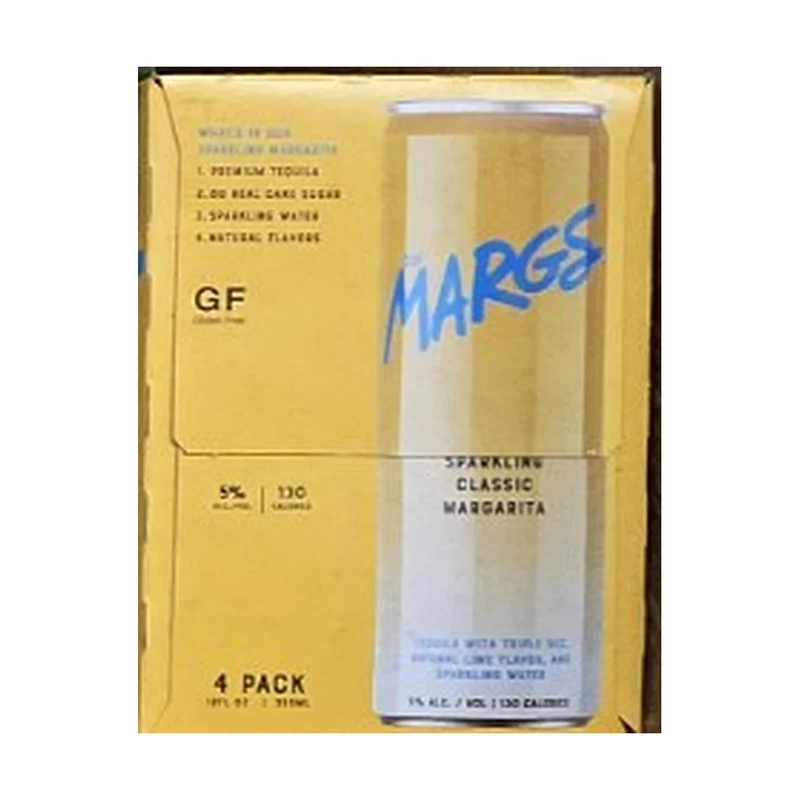 SipMARGS Sparkling Classic Margarita 4-Pack, 4-pack