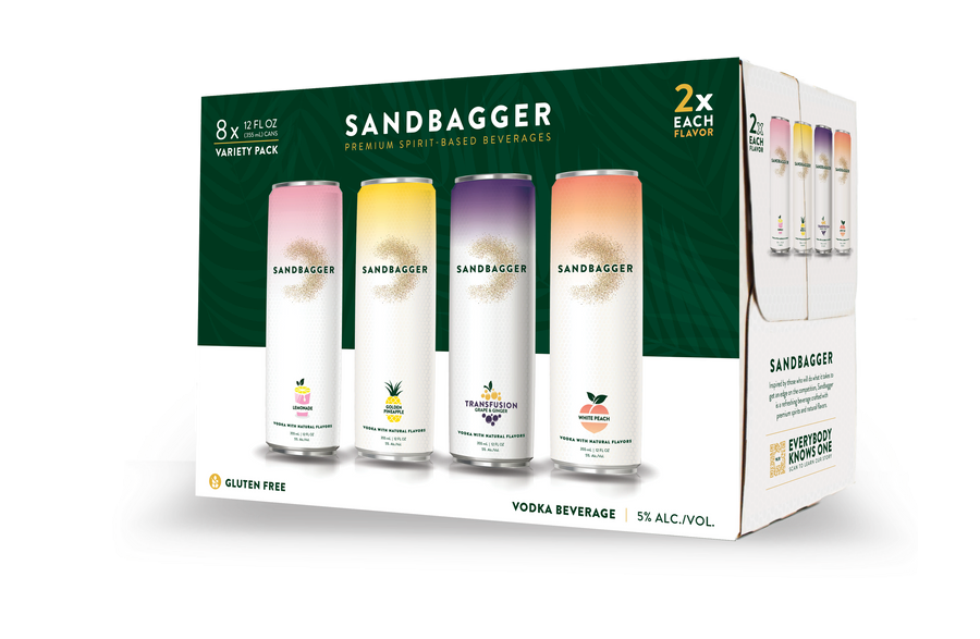 Sandbagger Vodka Variety Pack 8-Pack, 8-pack