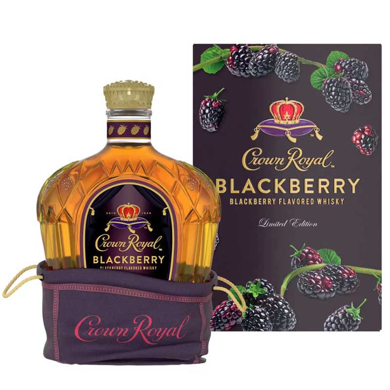 Crown Royal Blackberry Flavored Whisky - 750ml, 750ml