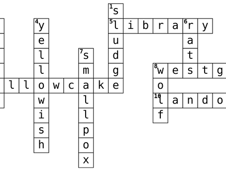 Fall 2025 Print Edition Fun Page Answers