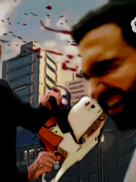 Trump Releases AI Generated Video of Himself Chainsawing Mamdani in Half for Halloween