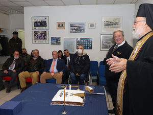 Κοπή πρωτοχρονιάτικης πίτας Αερολέσχης Αθηνών παρουσία του Προέδρου της ΕΛΑΟ