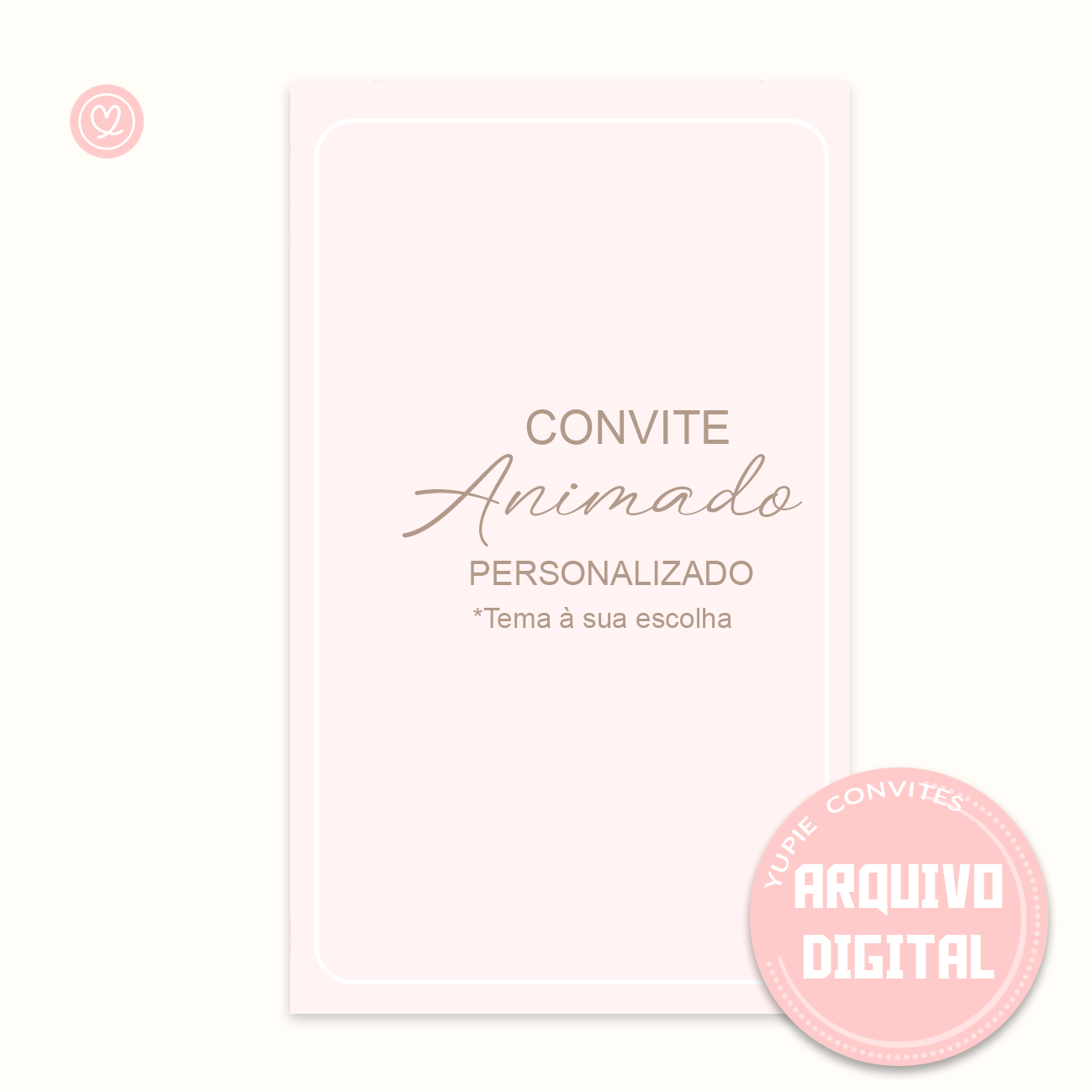 Convite Animado Personalizado