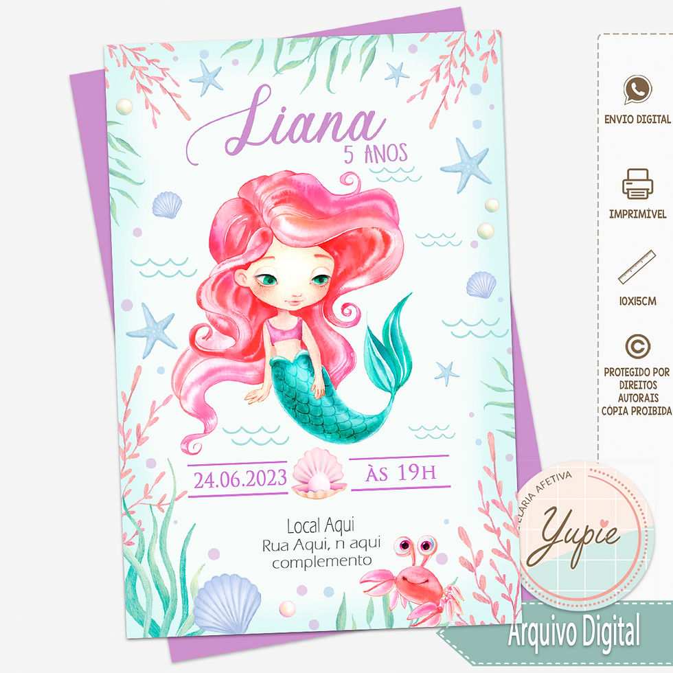 Convite Digital Ariel 04