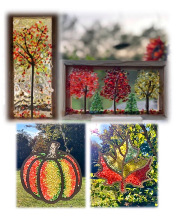 "Fall" Into Fractured Glass Art