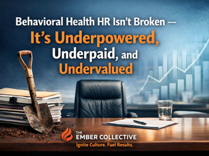 Behavioral Health HR Isn’t Broken — It’s Underpowered, Underpaid, and Undervalued