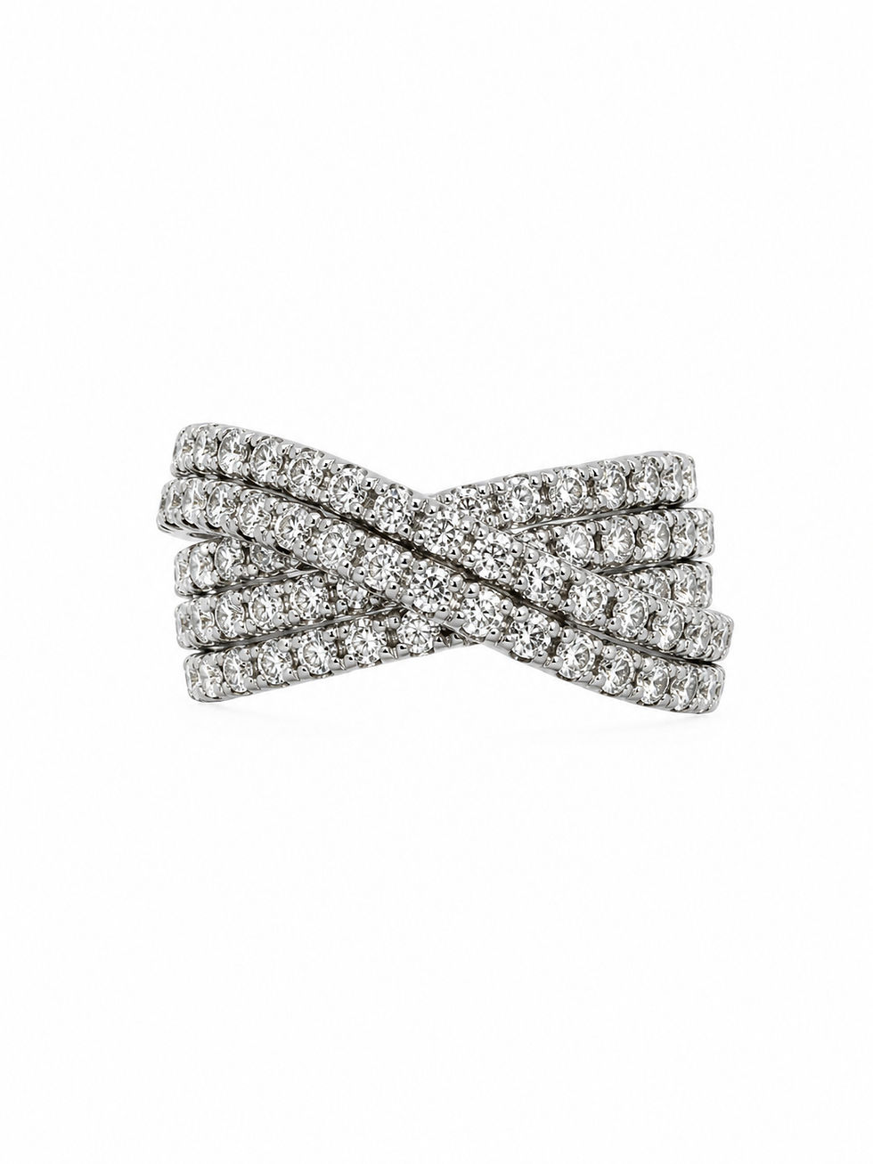Miniatura: Anello LeoPizzo in Oro Bianco e Diamanti Bianchi  Id.707845