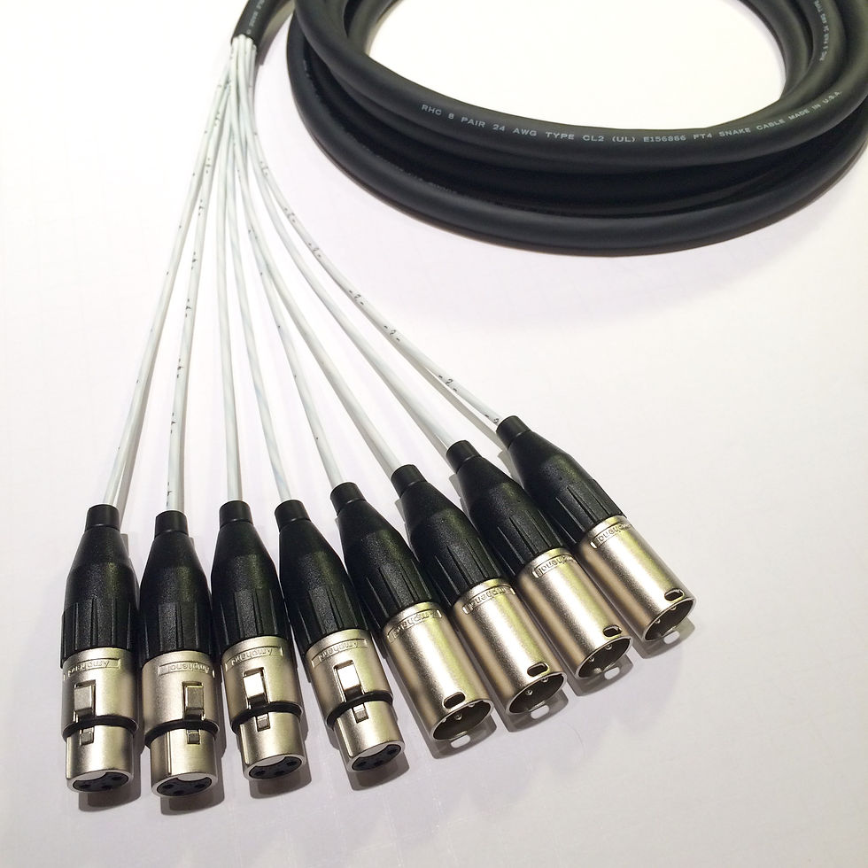 Thumbnail: XLR (Half M, Half F) Eight Channel Snake