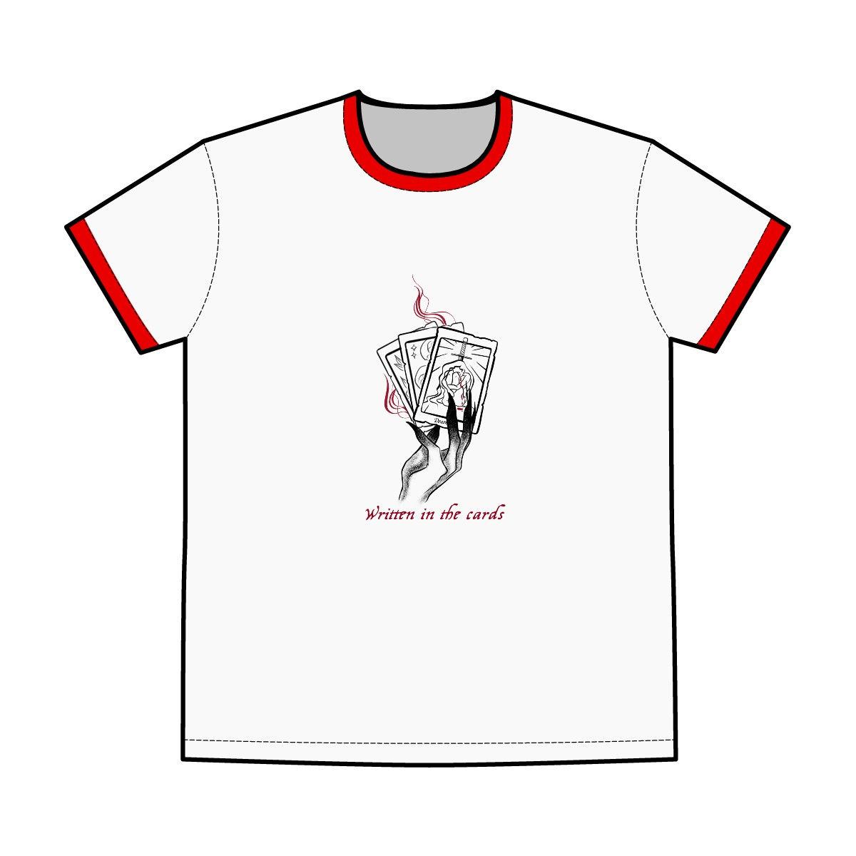 WRITTEN IN THE CARDS Baseball Tee