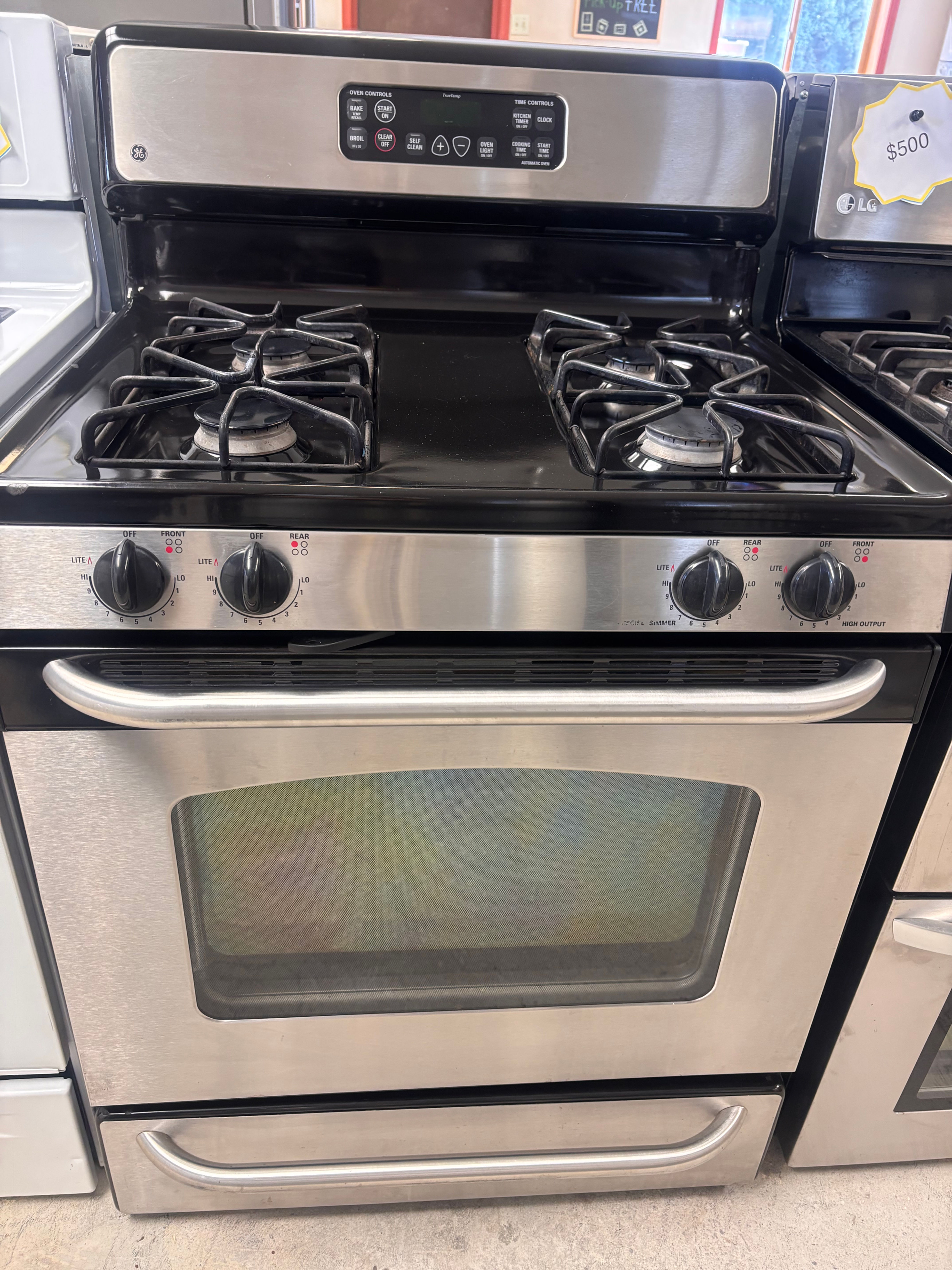 GE GAS OVEN JGBP33EL4SS