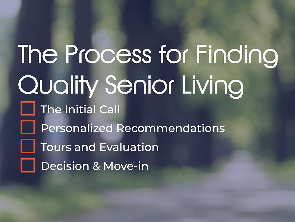 From the First Call to Move-In: The FamilyPath Process for Finding Quality Senior Living