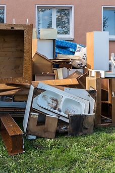 Pile of junk for junk removal
