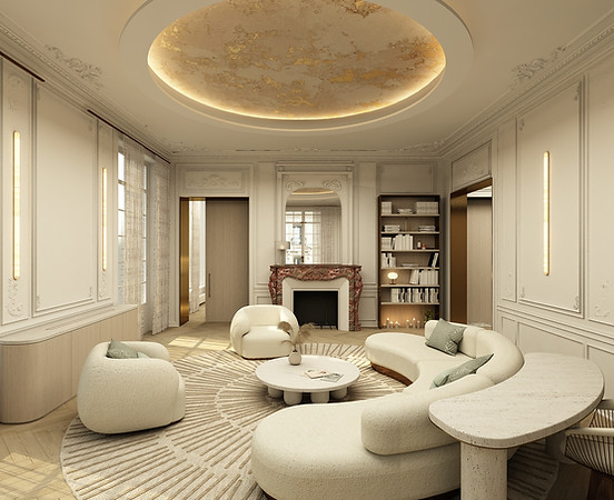 Projet Appartement Particulier Victor Hugo, Appartement à Paris, Roque Intérieurs, Architecte d'intérieur à Paris, Photo de présentation