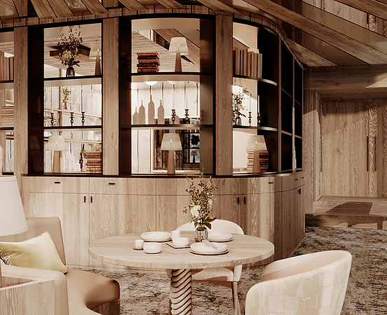 Projet Hotêl Julien, Hotêl 5 étoiles à Fouday, Alsace, Roque Intérieurs, Architecte d'intérieur à Paris, Photo de présentation