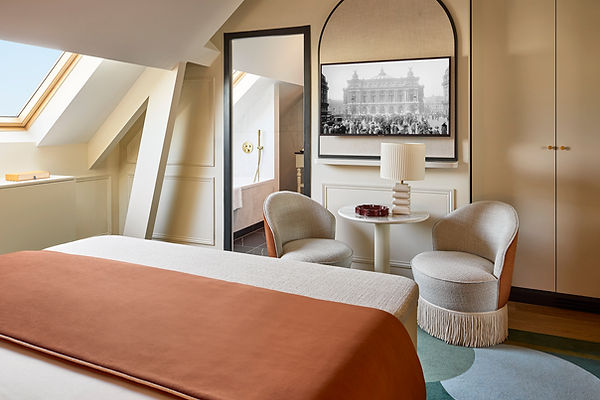 Projet MGallery, A l'Echiquier, Hotêl 4 étoiles à Paris, Roque Intérieurs, Architecte d'intérieur à Paris, Photo 13