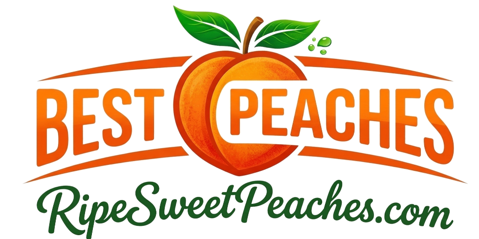 BEST PEACHES RipeSweetPeaches.com logo