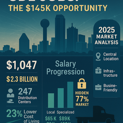 Dallas CDL Jobs: The Complete 2025 Market Analysis & Salary Guide