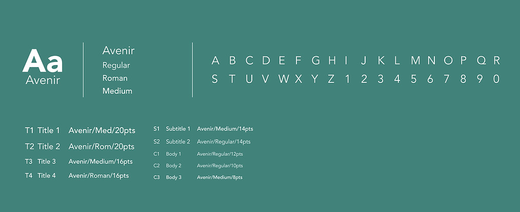 Text styles