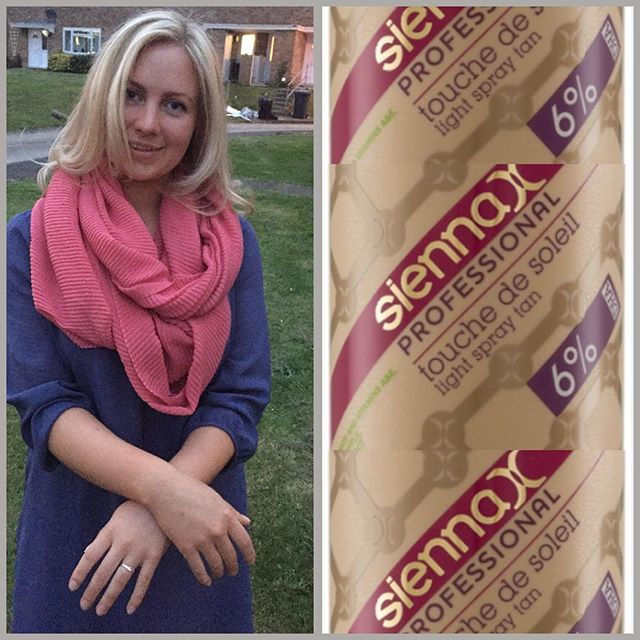 Sienna X Touché de Soleil 6% mixed with 8% creates a lovely natural look