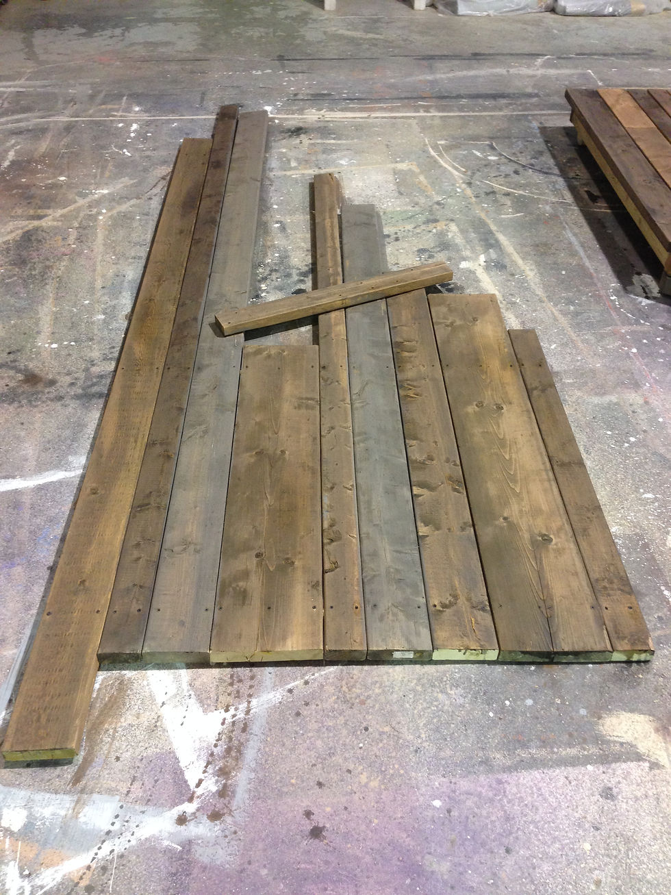 Sample of Stained Wall