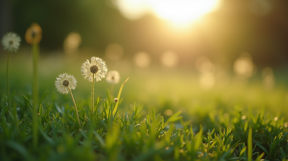 Close-up view of a tranquil nature scene