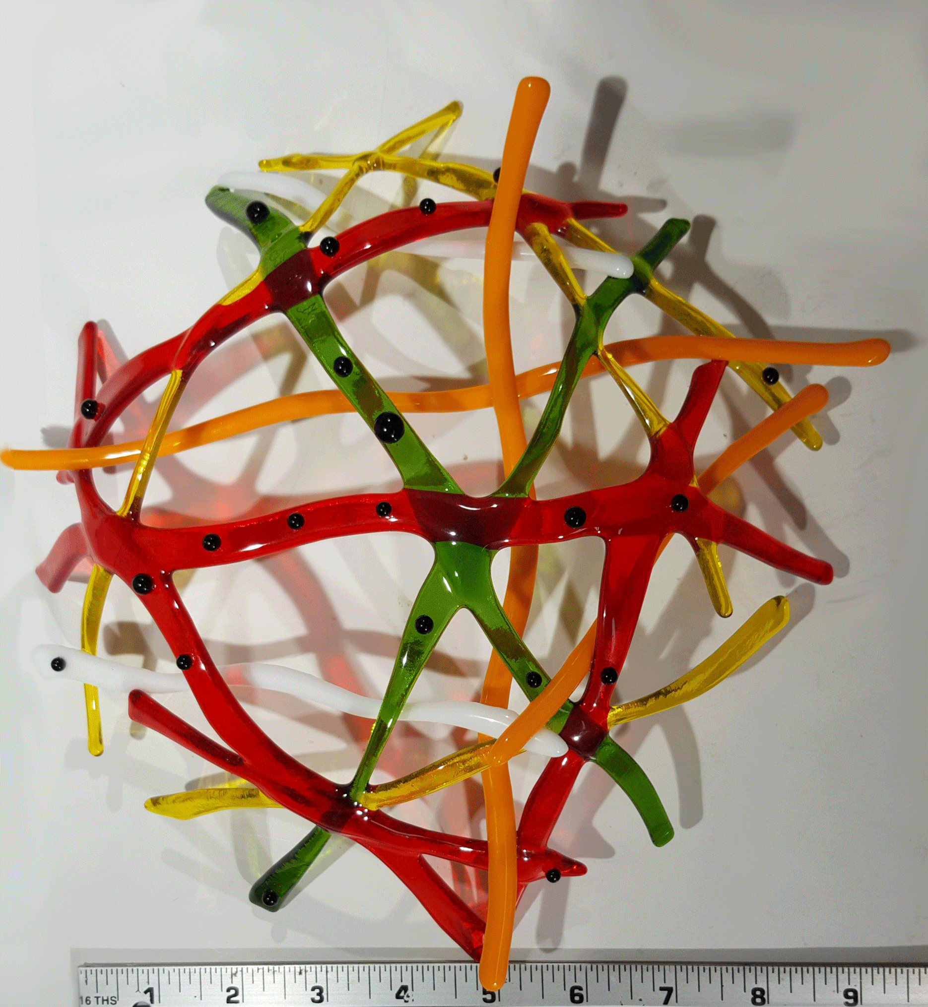 a-Organic-Variation-Bullseye-Green,-red,-yellow-and-orange--with-black--Goo-Gaas