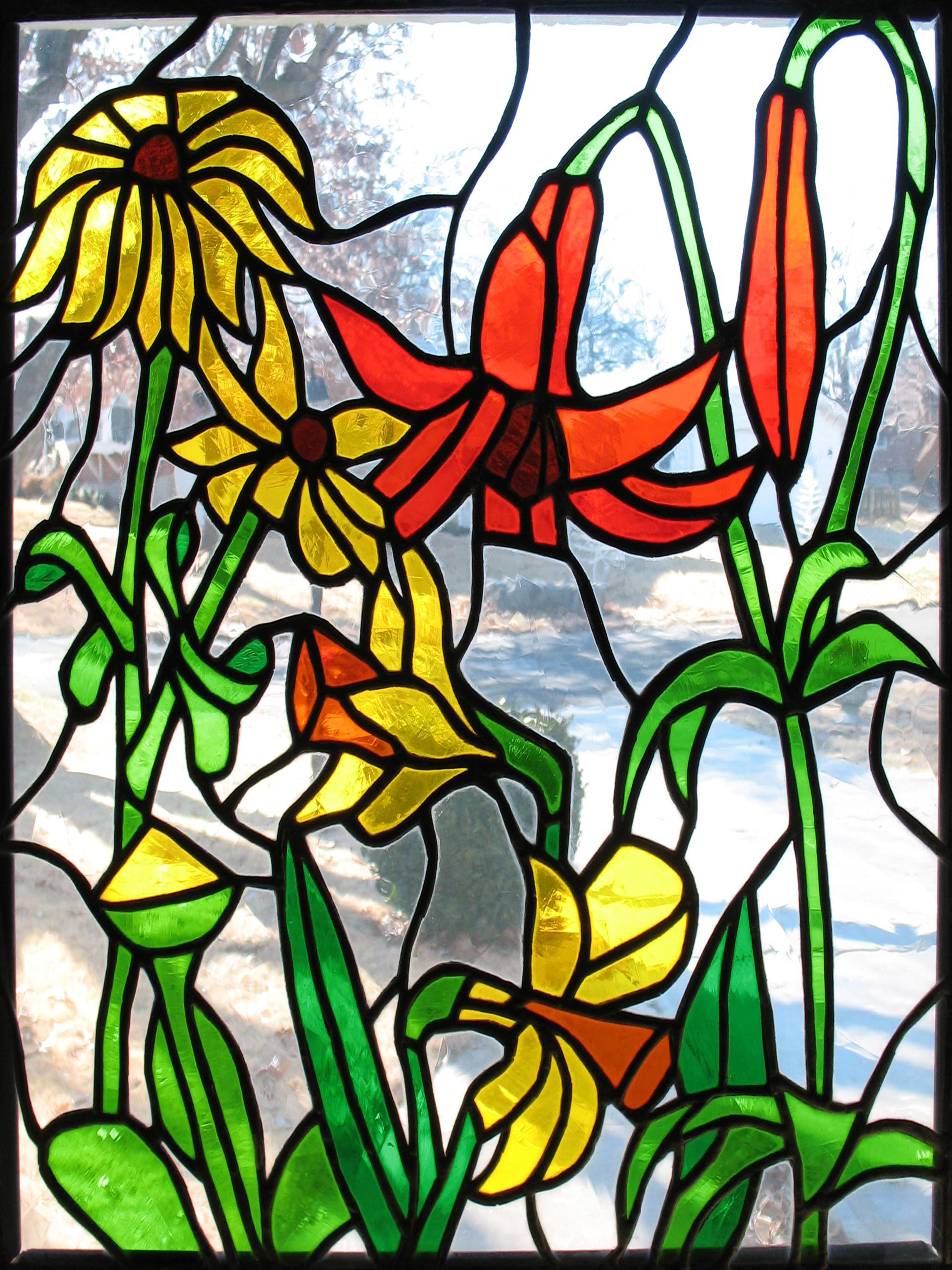 Mixed Flowers Window alternate view