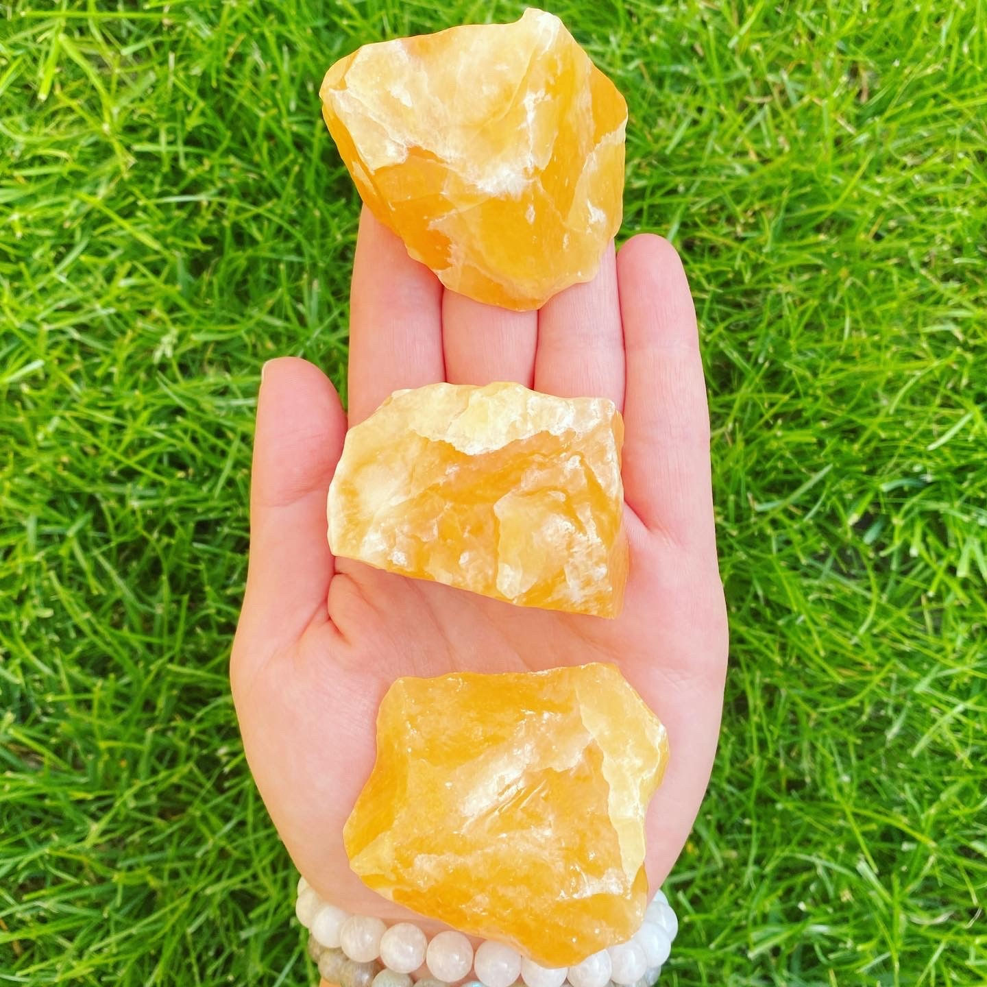 Orange Calcite Medium Raw