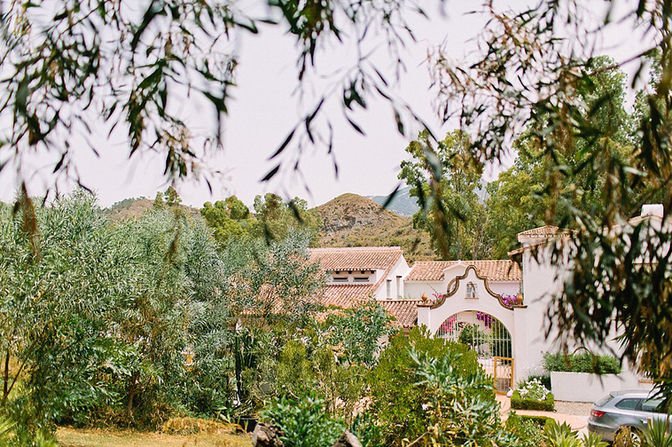 View of Cortijo Rosa Blanca from a distance