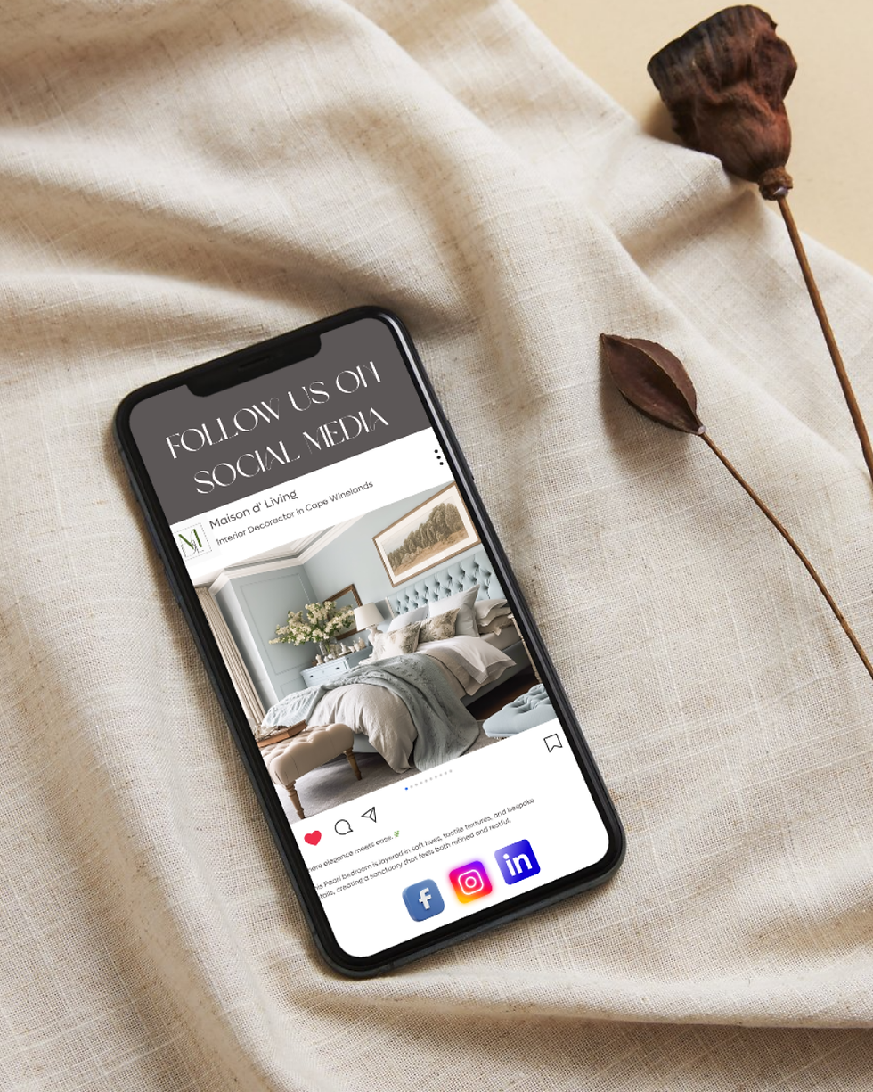 Maison d'living social media channels