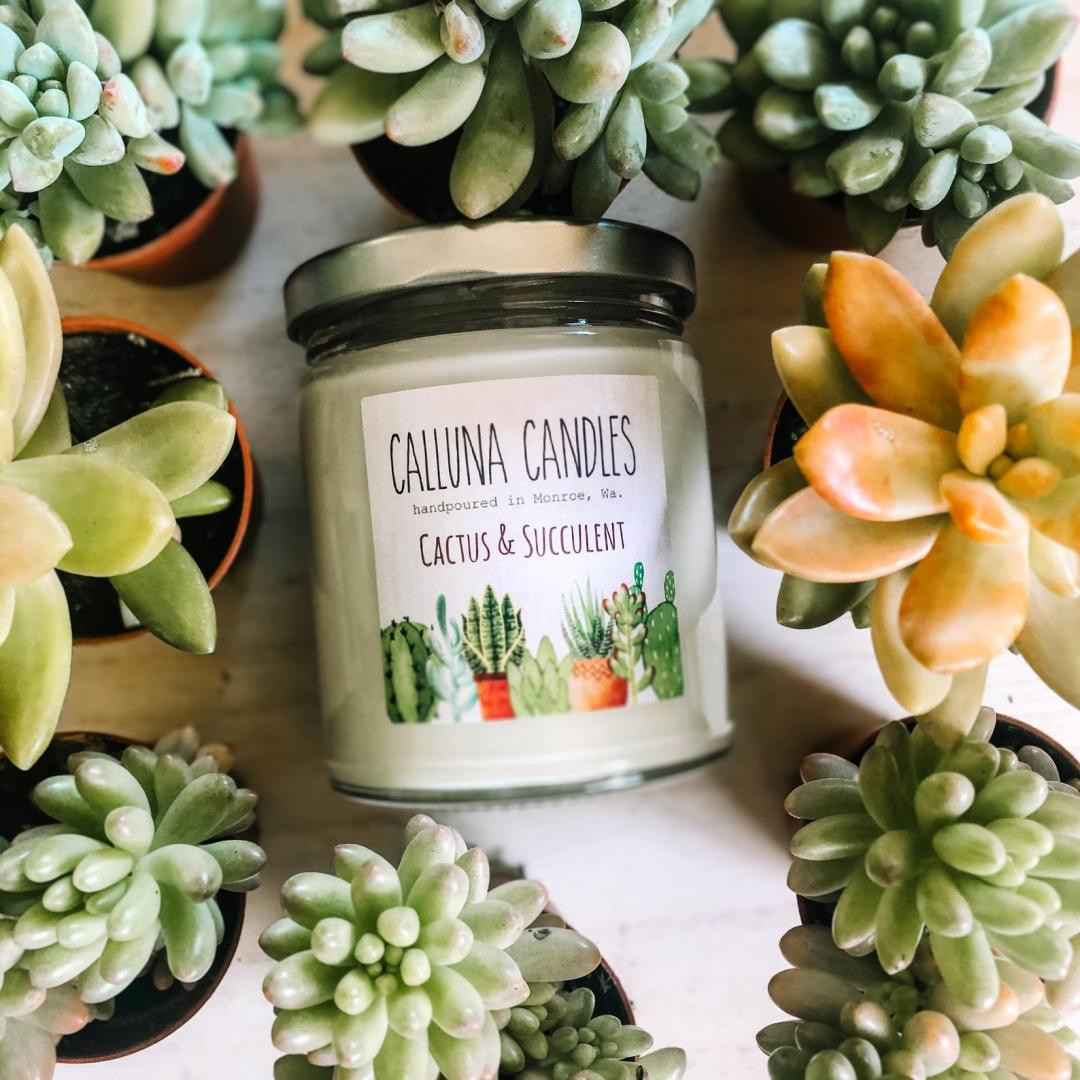Cactus & Succulent - 6.5 oz -Candle