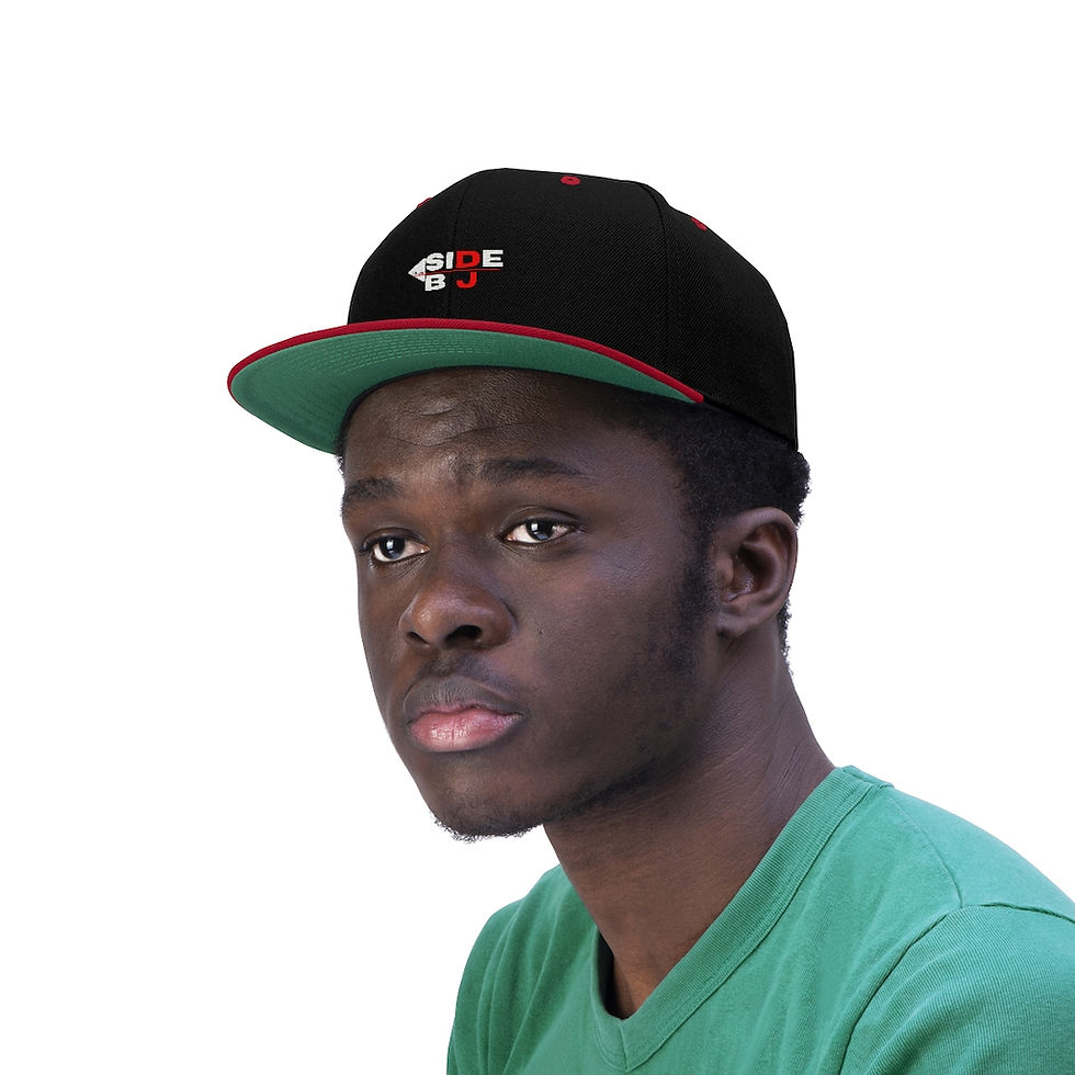 Thumbnail: SIDE-B DJ: Unisex Flat Bill Hat
