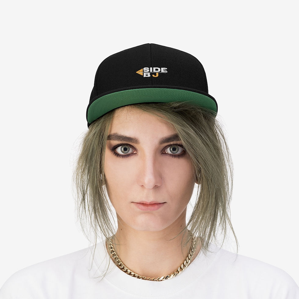 Thumbnail: SIDE-B DJ: Unisex Flat Bill Hat