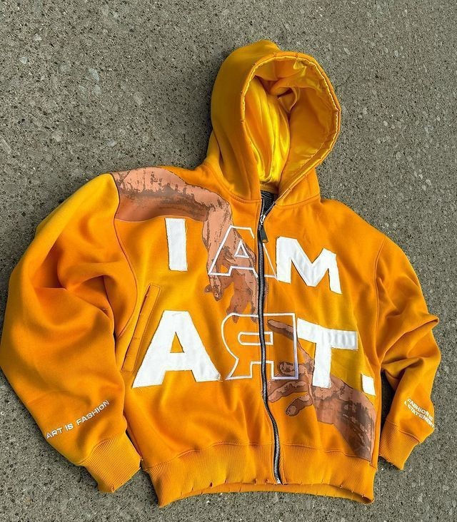 Thumbnail: Colorful Letter Print Hooded Sweatshirts
