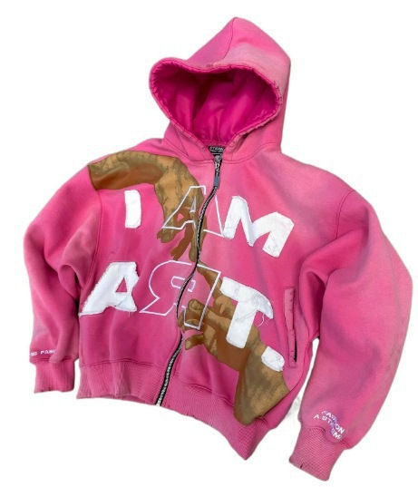Thumbnail: Colorful Letter Print Hooded Sweatshirts
