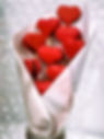 Thumbnail: Red heart-shaped macarons bouquet