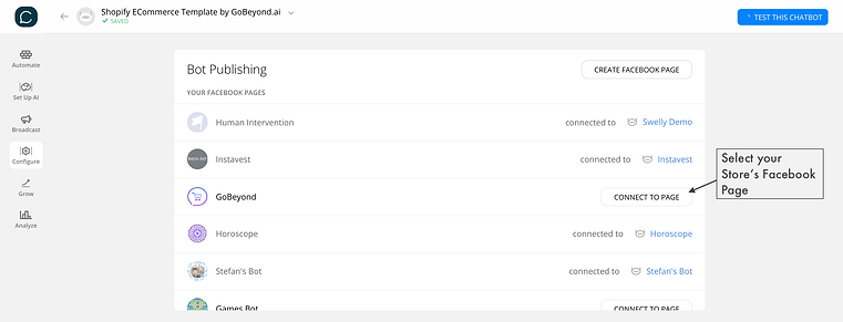 shopify messenger channel