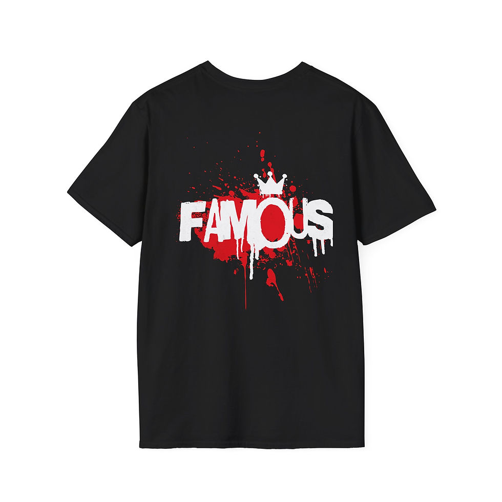 Thumbnail: Famous Crown Graffiti Unisex Softstyle T-Shirt