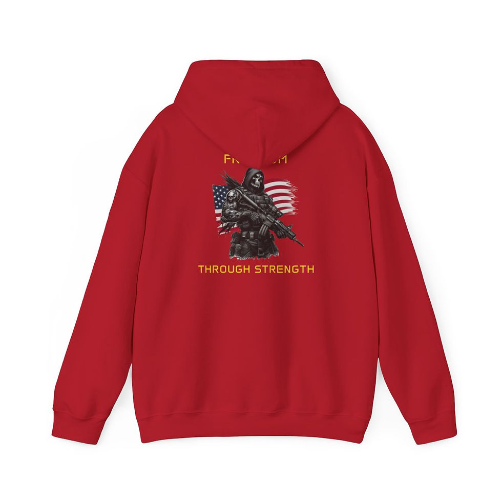 Thumbnail: Freedom Muscle Unisex Heavy Blend™ Hooded Sweatshirt
